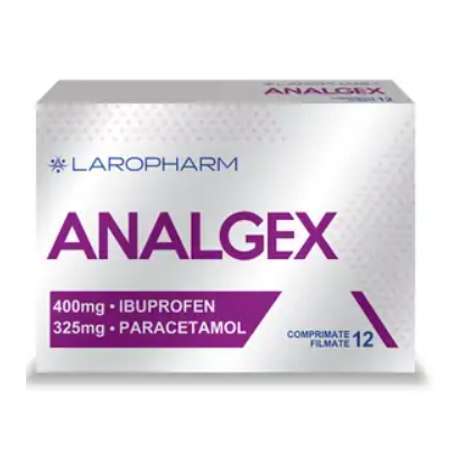 Analgex 400mg/325mg, 12 comprimate filmate, Laropharm